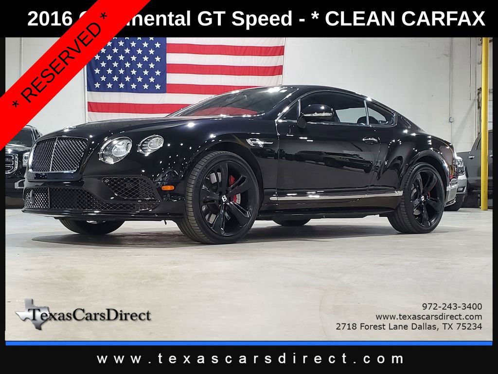 Used 2016 Bentley Continental GT Speed