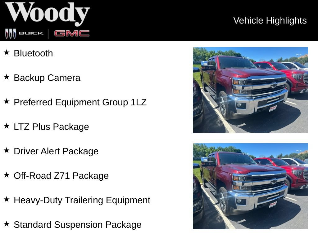 Used 2016 Chevrolet Silverado 2500 LTZ w/ LTZ Plus Package AWD/4WD image 3
