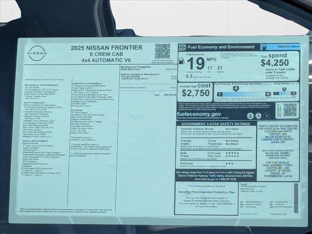 New 2025 Nissan Frontier S AWD/4WD image 16