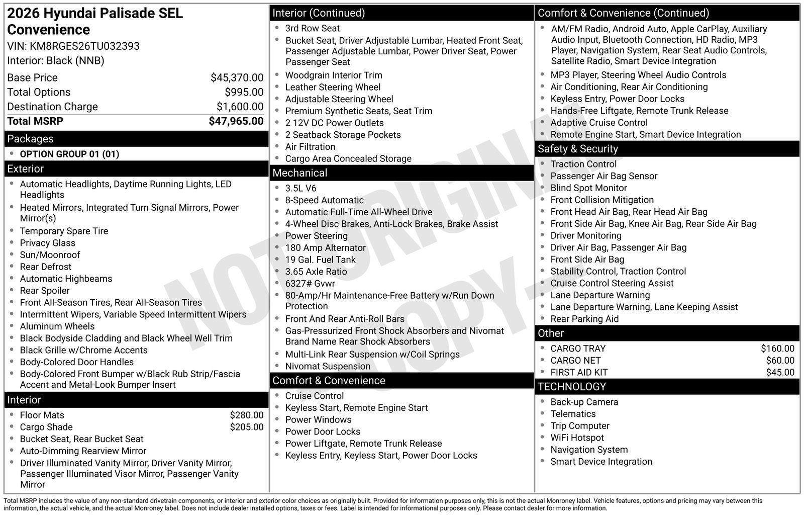 New 2026 Hyundai Palisade SEL image 4