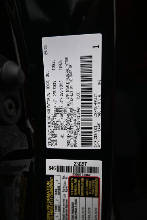 New 2026 Toyota Tundra TRD Pro image 18