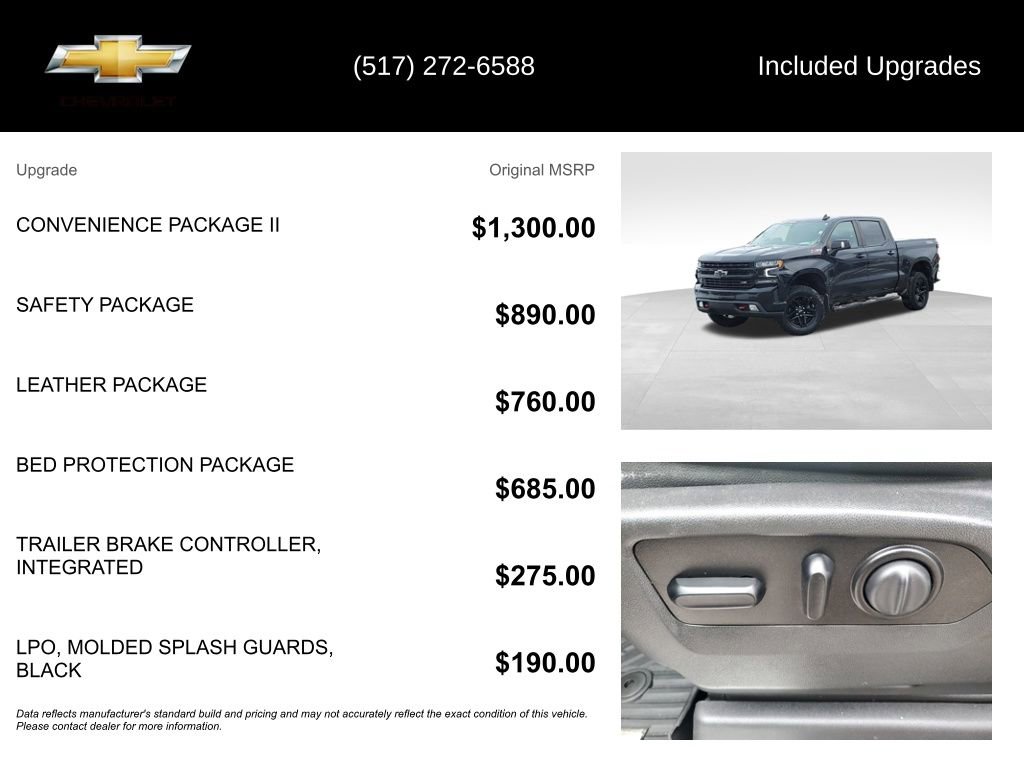 Used 2021 Chevrolet Silverado 1500 LT Trail Boss w/ Convenience Package II AWD/4WD image 5