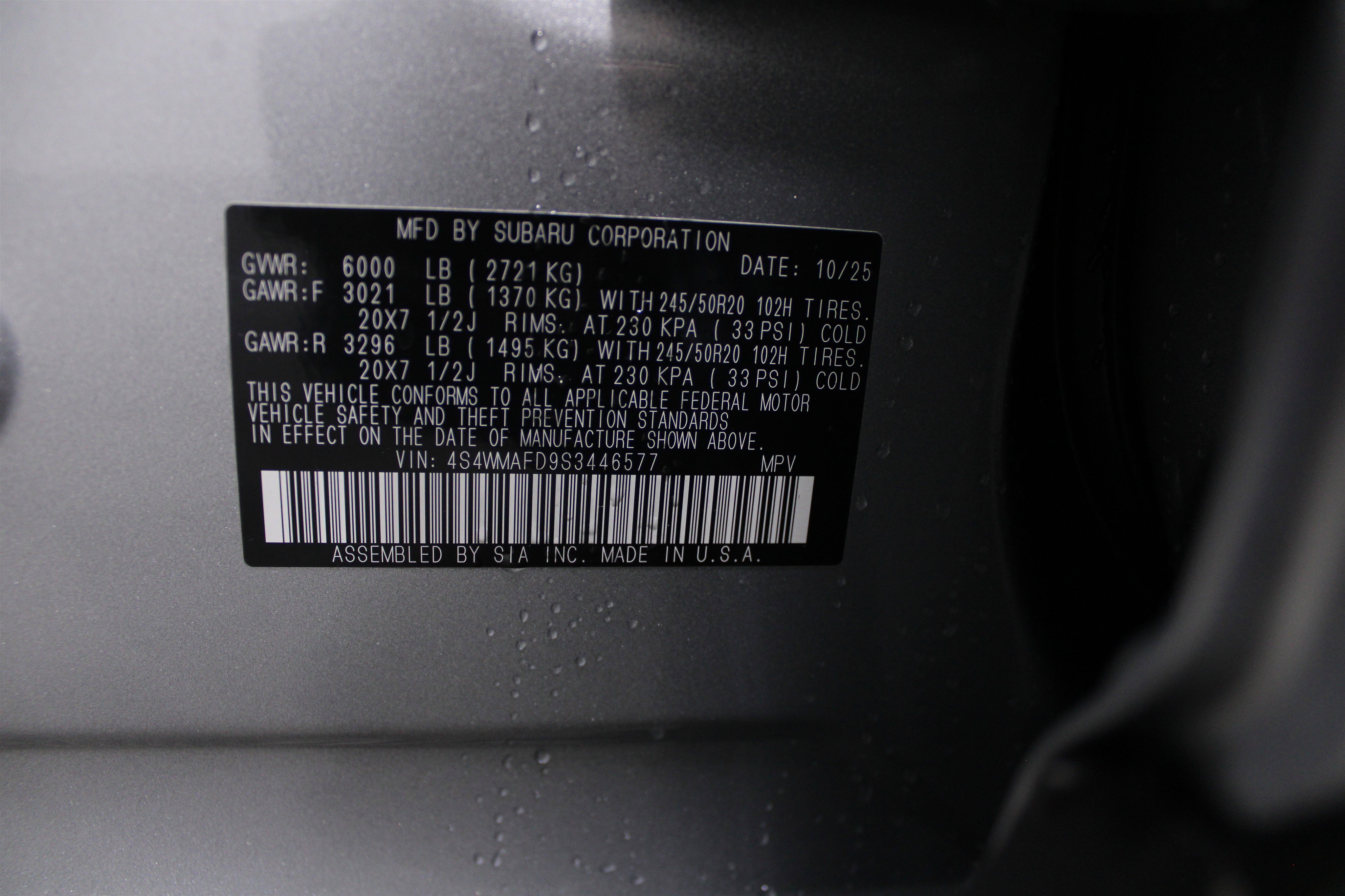 New 2025 Subaru Ascent Onyx Edition image 37