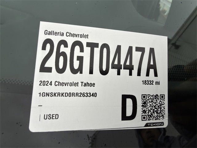 Certified 2024 Chevrolet Tahoe RST w/ Luxury Package image 37