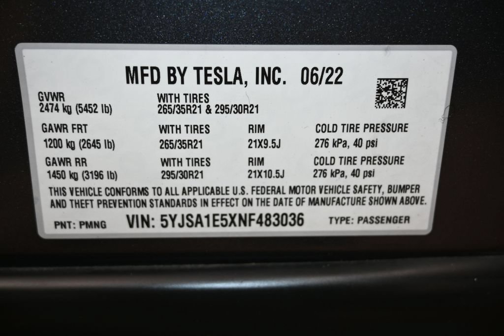 Used 2022 Tesla Model S AWD/4WD image 41