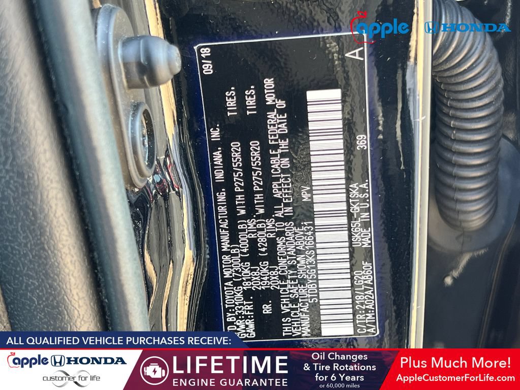 Used 2019 Toyota Sequoia TRD Sport w/ TRD Sport Premium Package AWD/4WD image 32