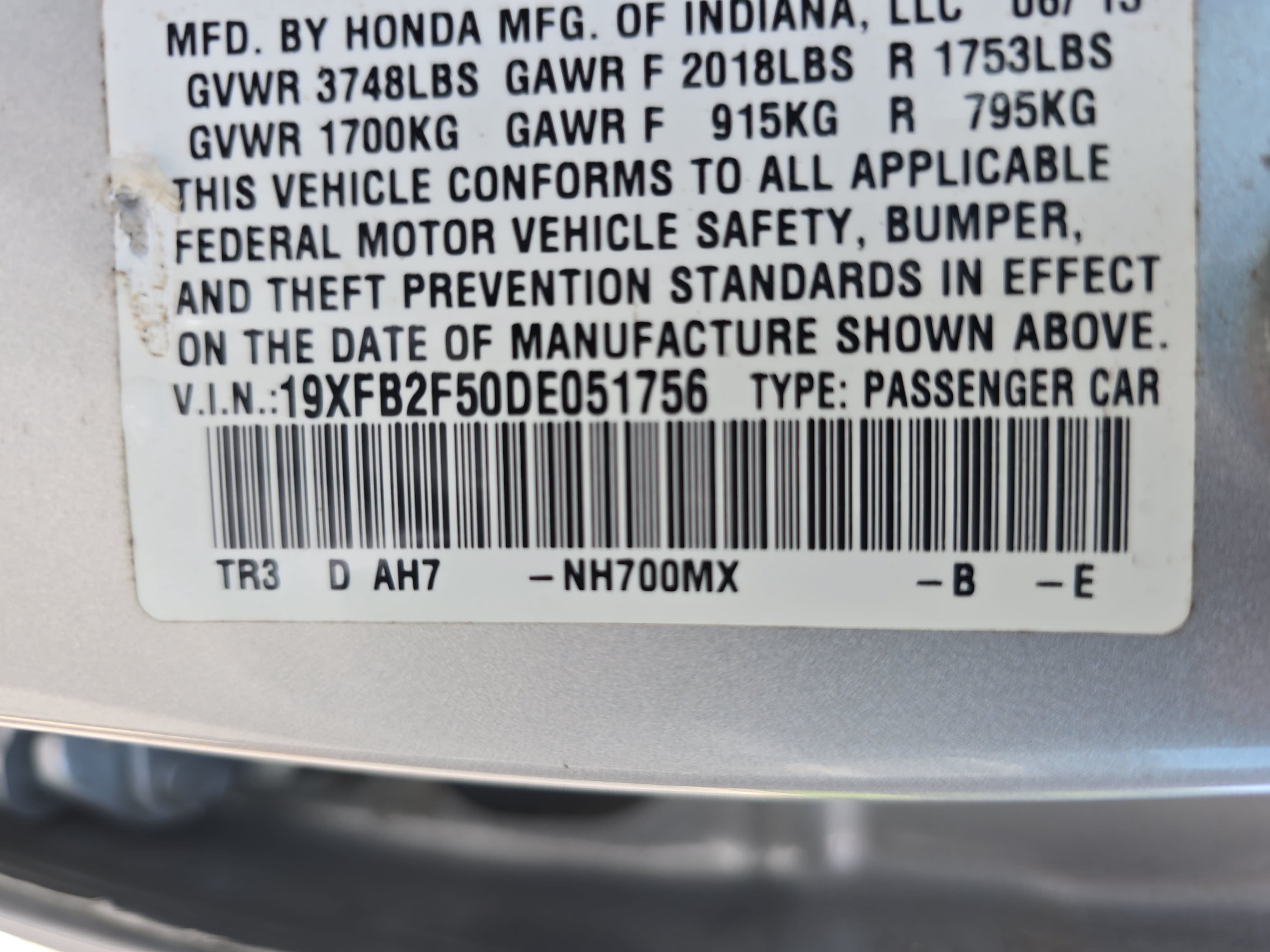 Used 2013 Honda Civic LX image 35