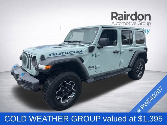 Used 2023 Jeep Wrangler Unlimited Rubicon 4xe w/ Cold Weather Group AWD/4WD image 3