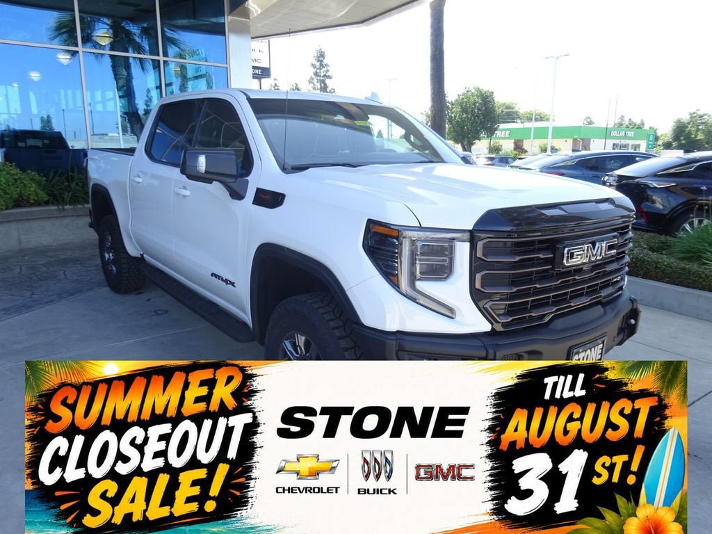 New 2026 GMC Sierra 1500 AT4X w/ LPO, Black Badging Package