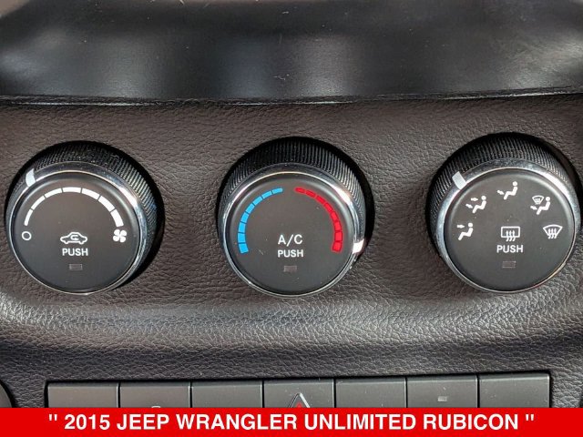 Used 2015 Jeep Wrangler Unlimited Rubicon w/ Connectivity Group AWD/4WD image 22
