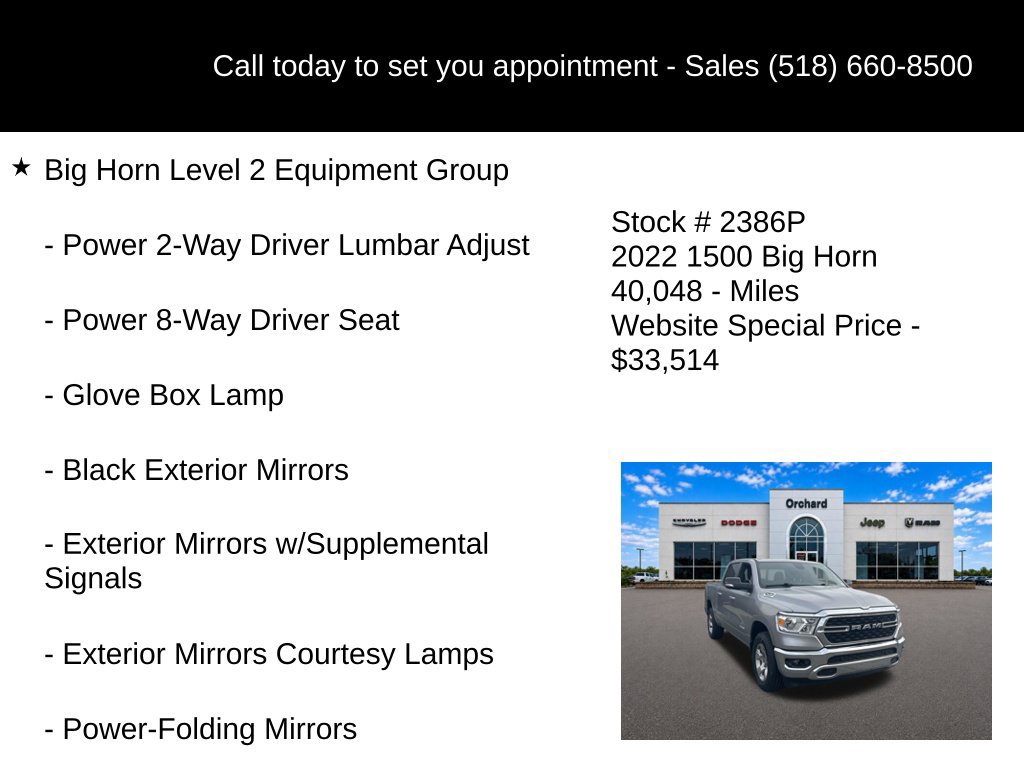 Used 2022 RAM 1500 Big Horn AWD/4WD image 15