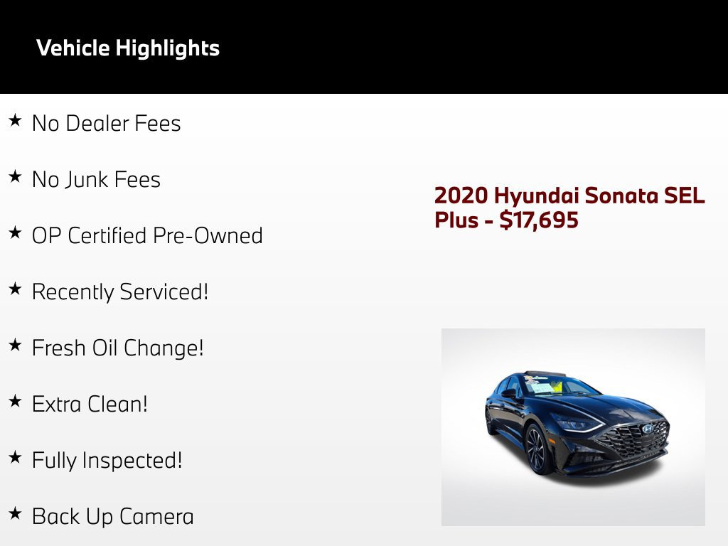 Used 2020 Hyundai Sonata SEL Plus w/ Tech Package FWD image 54