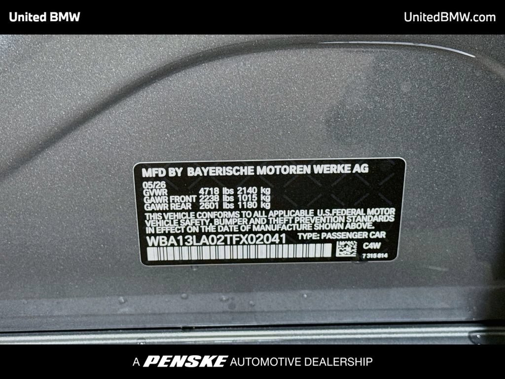 New 2026 BMW 330i Sedan w/ M Sport Package RWD image 16