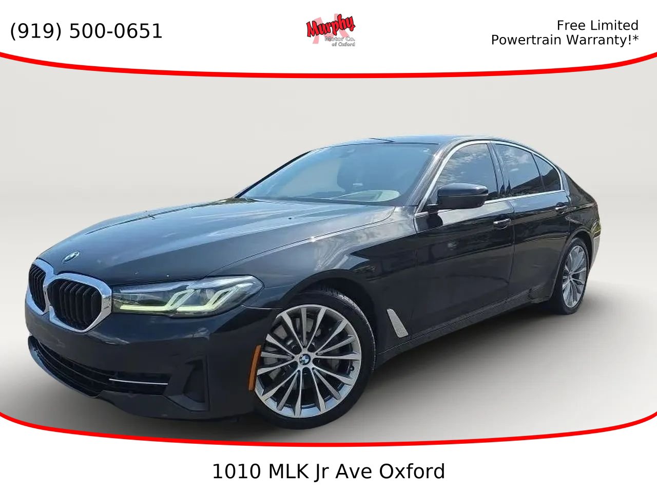 Used 2021 BMW 530i w/ Premium Package RWD image 1