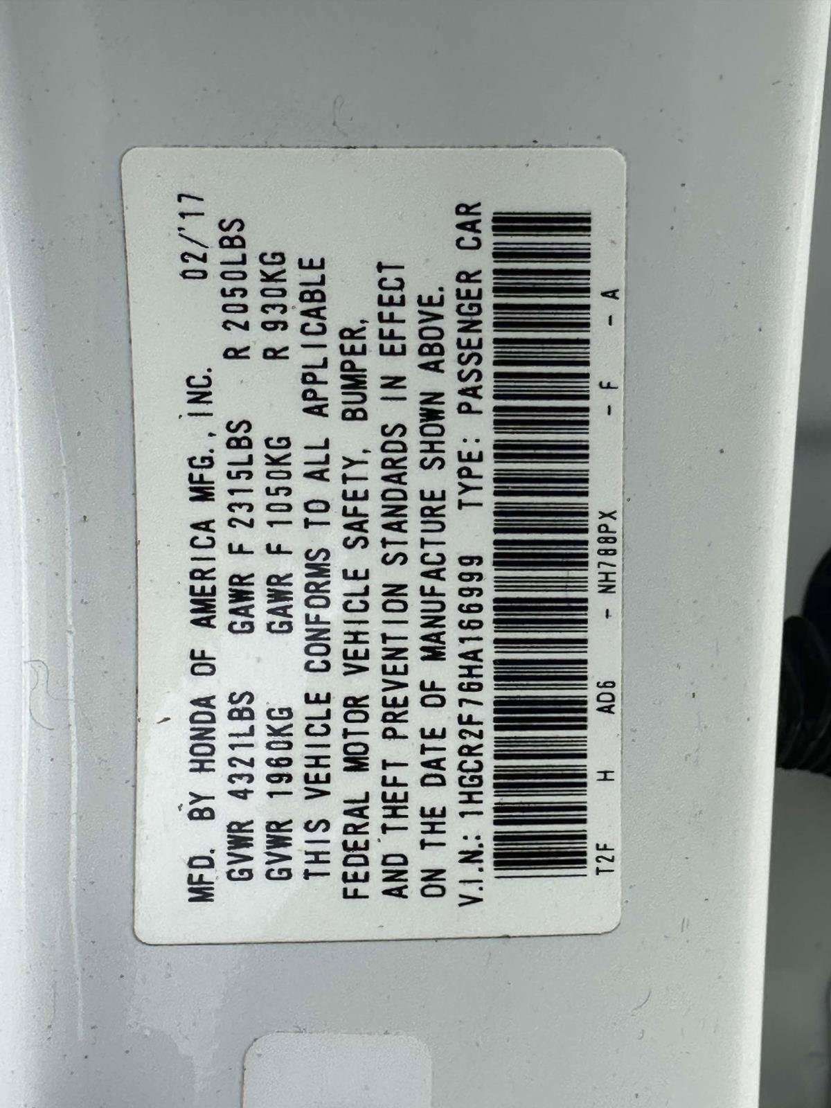 Used 2017 Honda Accord EX image 29