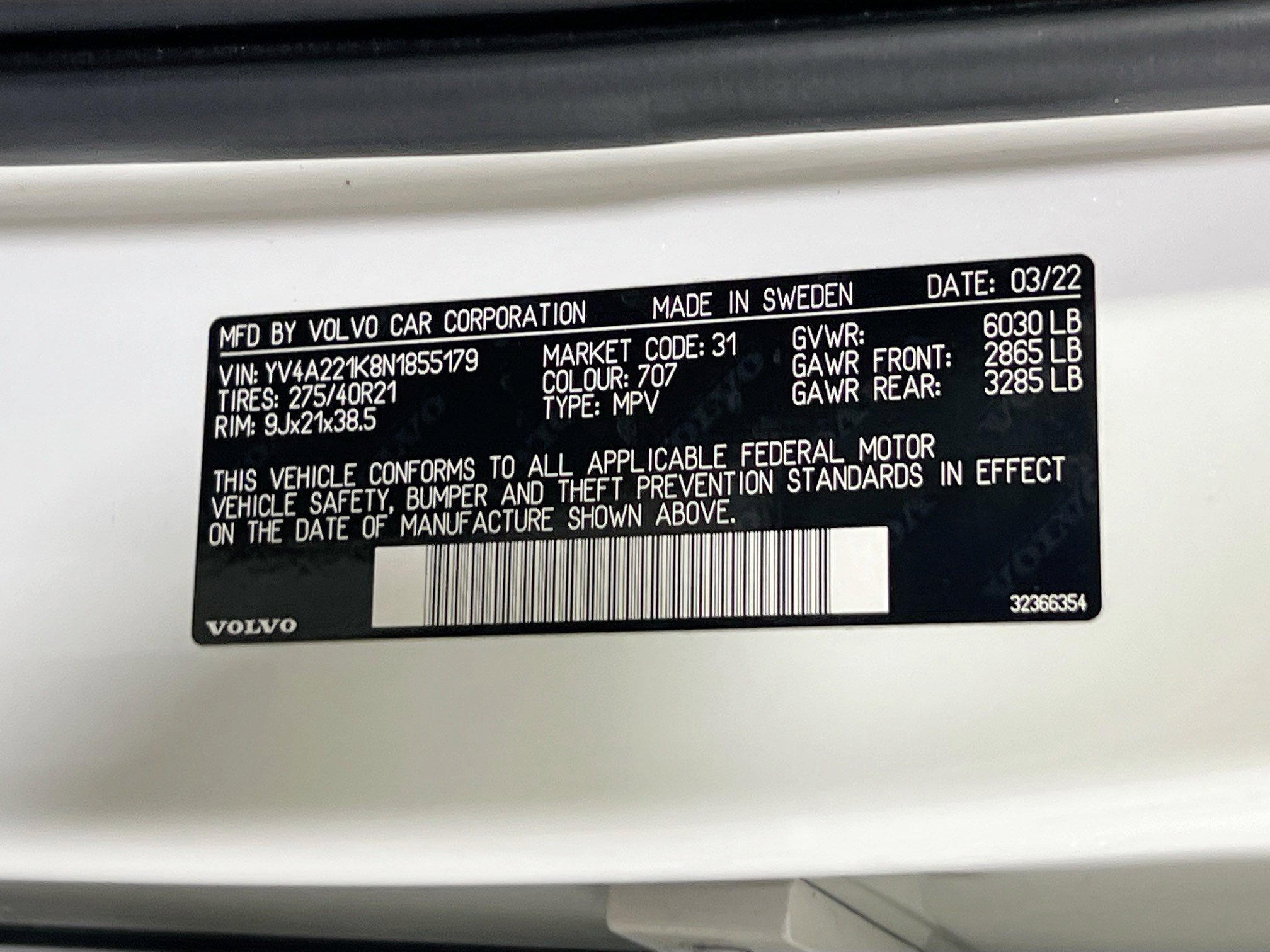 Used 2022 Volvo XC90 T6 Momentum w/ Advanced Package image 33