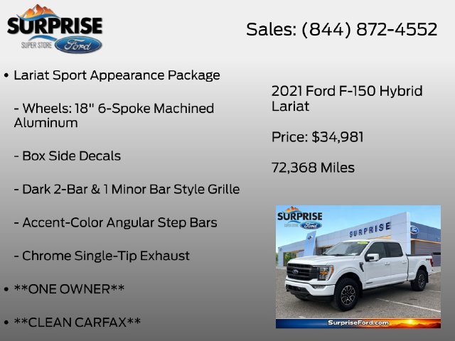Certified 2021 Ford F150 Lariat AWD/4WD image 20