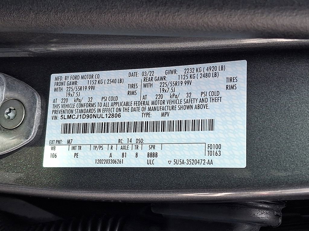 Used 2022 Lincoln Corsair AWD w/ Premium Package image 29