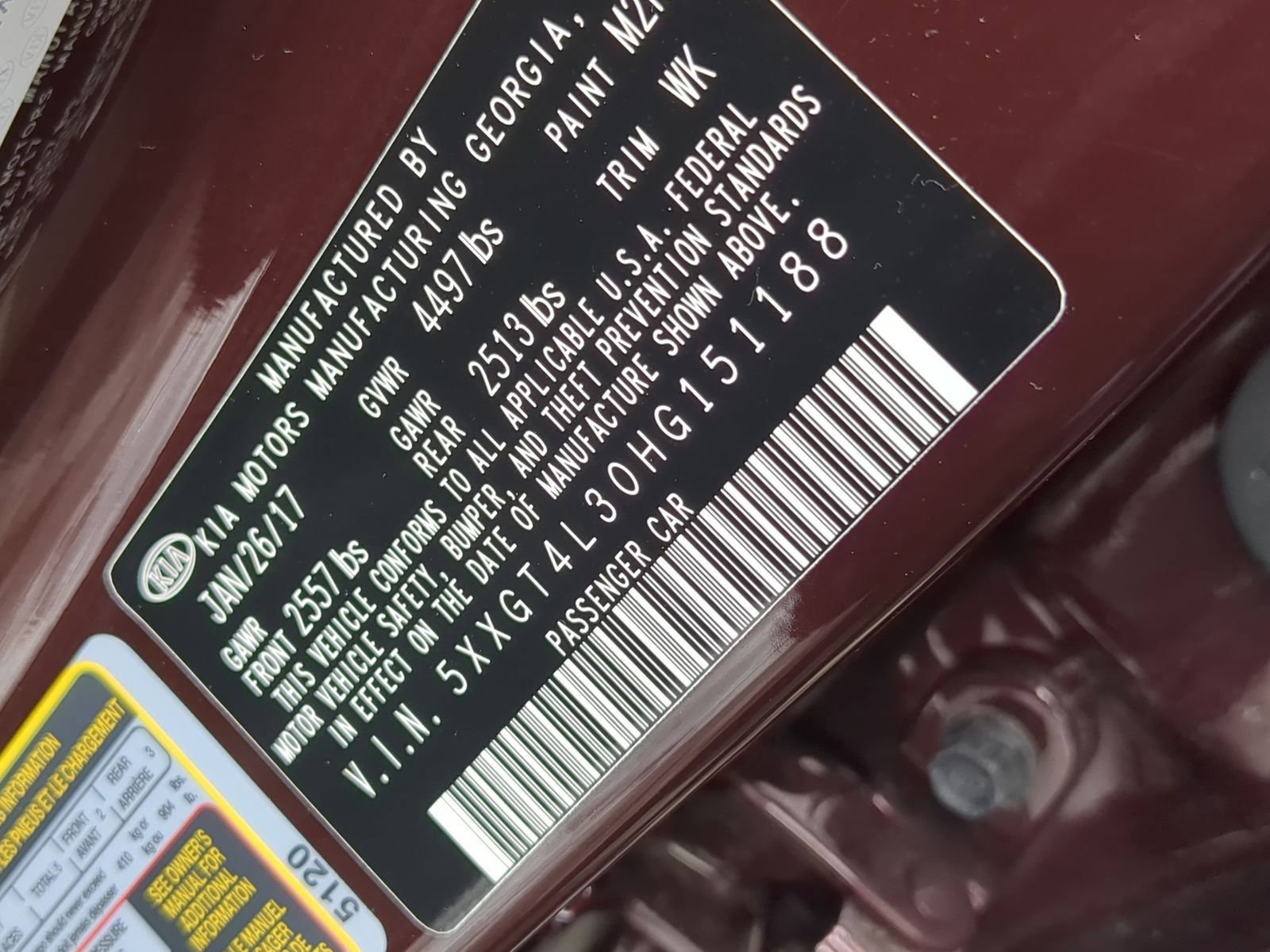 Used 2017 Kia Optima LX image 35