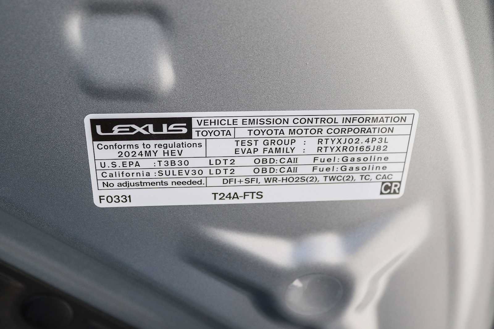 Certified 2024 Lexus RX 500h F Sport w/ Convenience Package AWD/4WD image 31