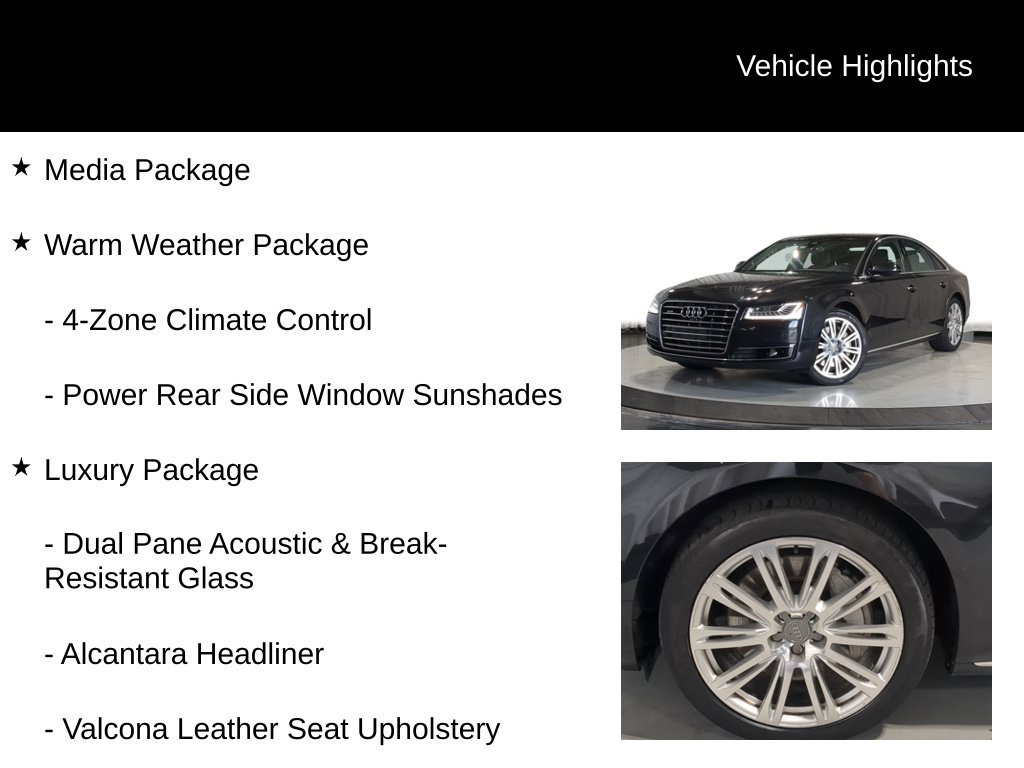 Used 2015 Audi A8 4.0T AWD/4WD image 6