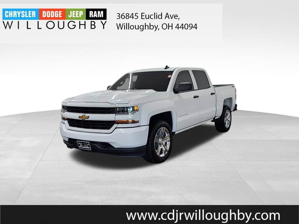 Used 2018 Chevrolet Silverado 1500 Custom w/ Custom Value Package AWD/4WD image 1