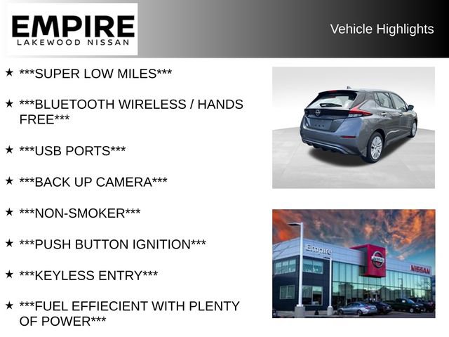 Used 2025 Nissan Leaf S FWD image 2