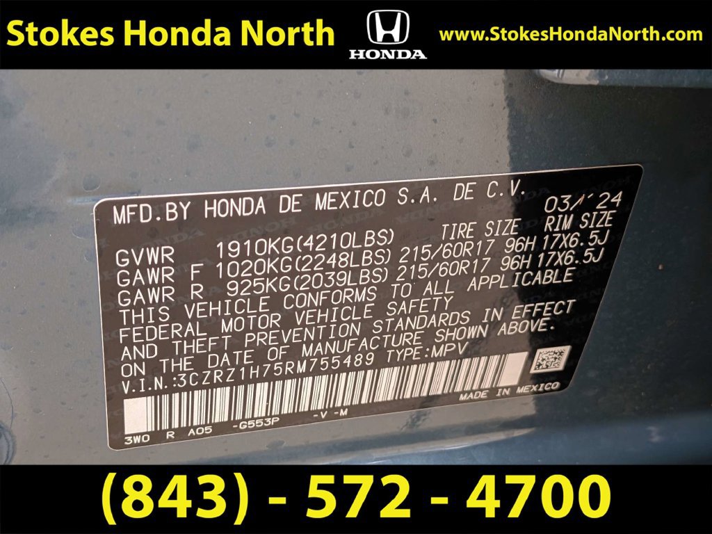 Certified 2024 Honda HR-V EX-L image 7