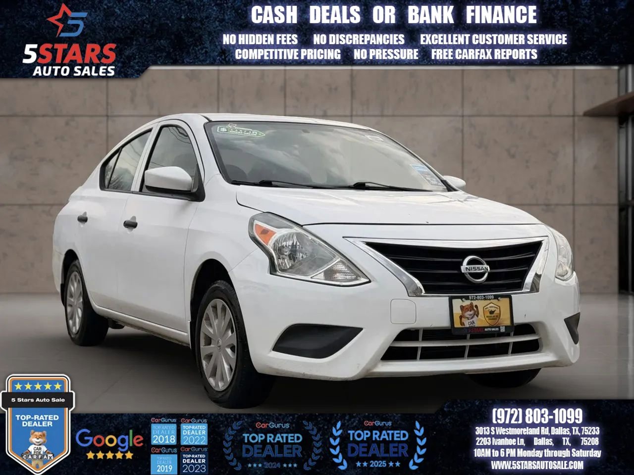 Used 2018 Nissan Versa S Plus image 1
