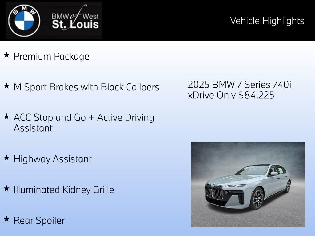 Certified 2025 BMW 740i xDrive image 16