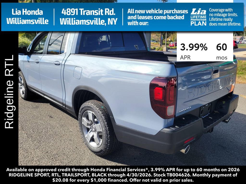 New 2026 Honda Ridgeline RTL image 7