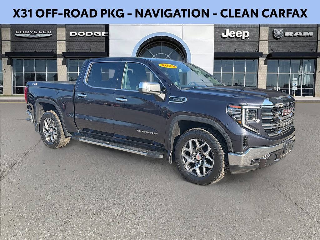 Used 2022 GMC Sierra 1500 SLT w/ X31 Off-Road Package