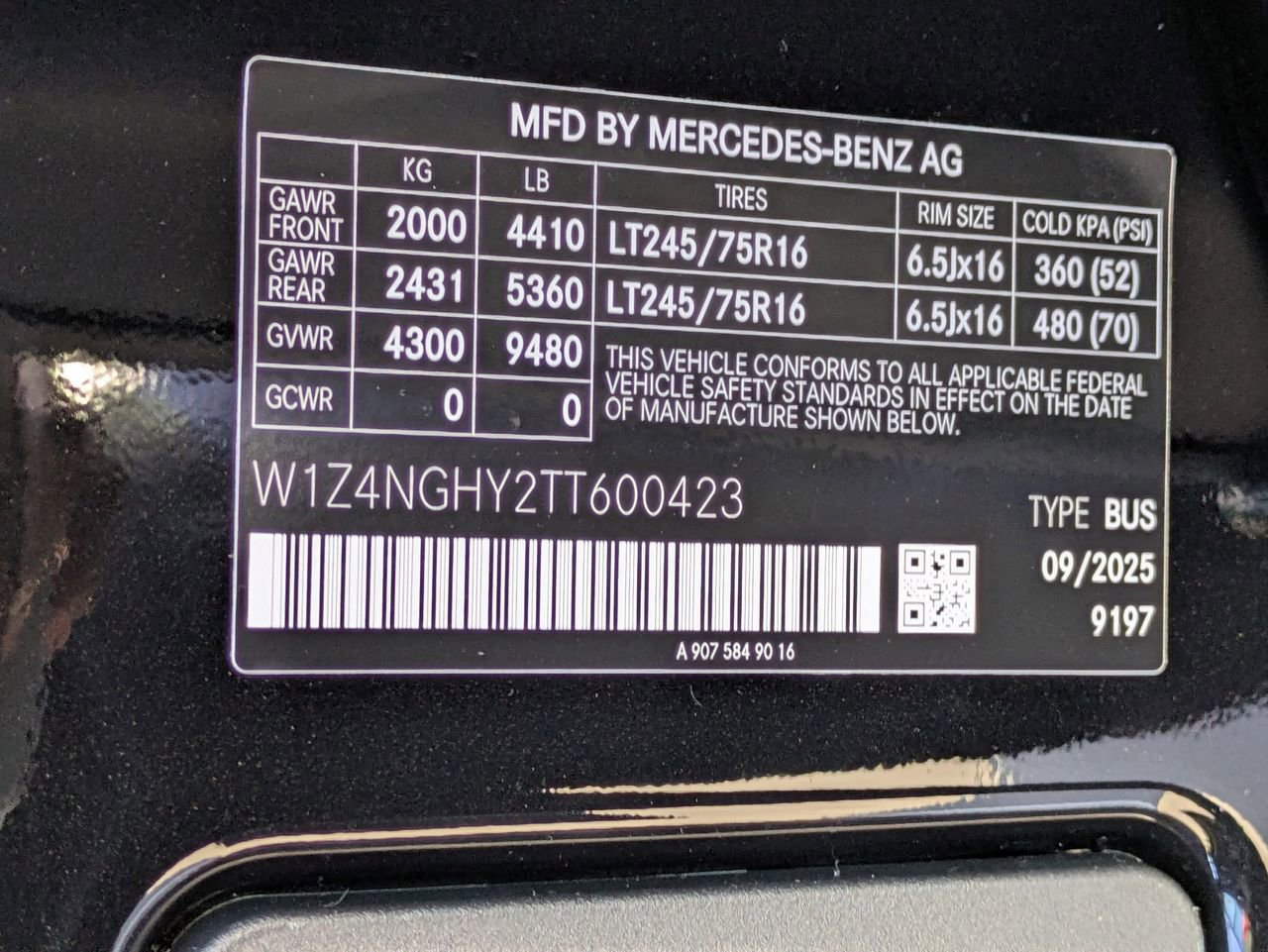 New 2026 Mercedes-Benz Sprinter 2500 image 14