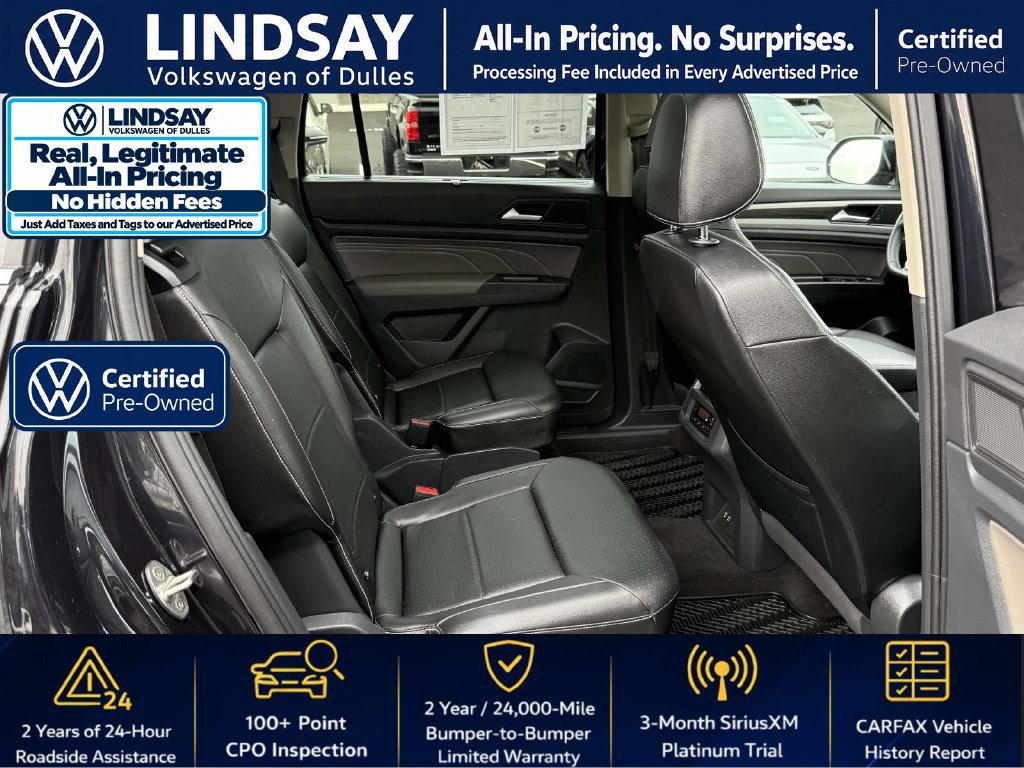 Certified 2023 Volkswagen Atlas SE w/ Panoramic Sunroof Package AWD/4WD image 14