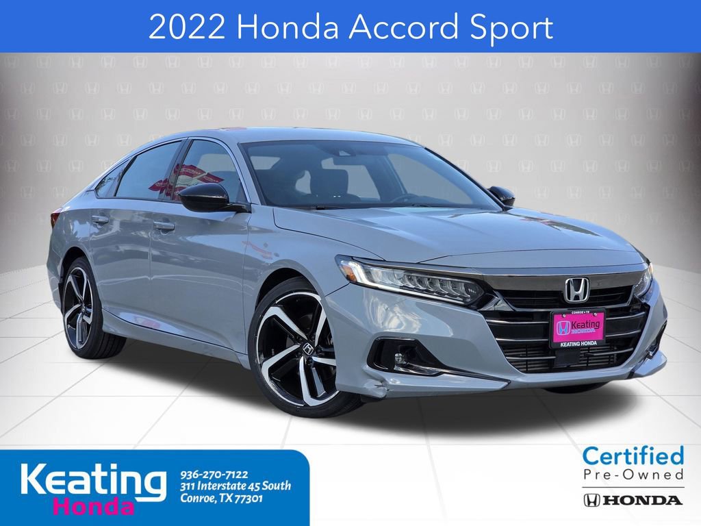 Certified 2022 Honda Accord Sport