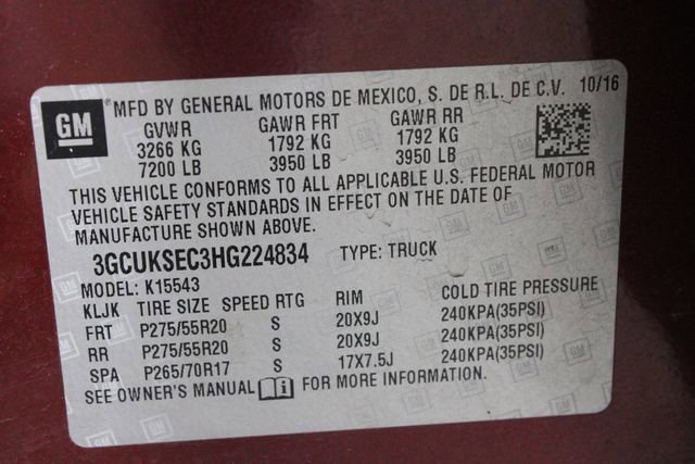 Used 2017 Chevrolet Silverado 1500 LTZ w/ Sport Package image 22