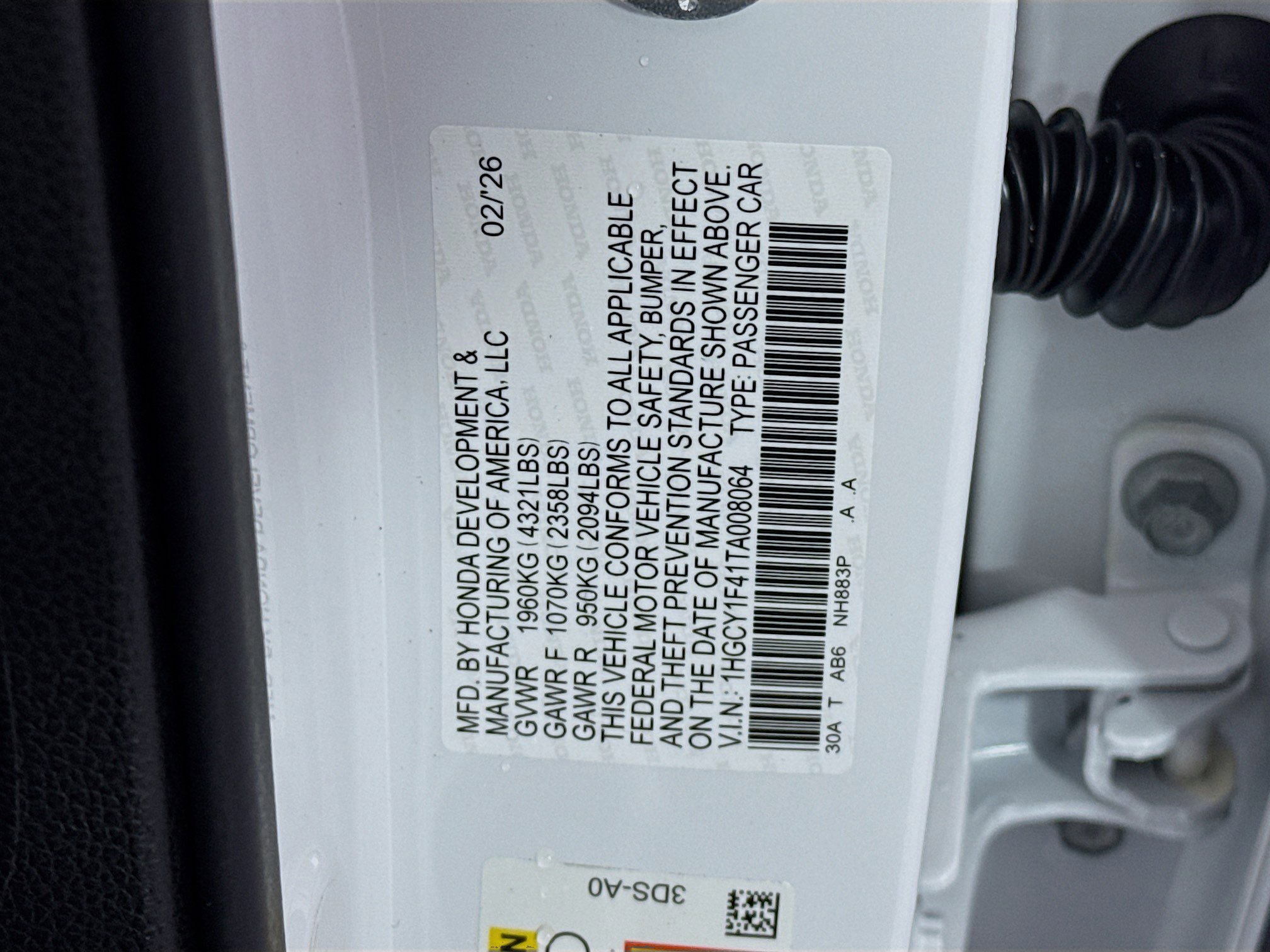 New 2026 Honda Accord SE image 32