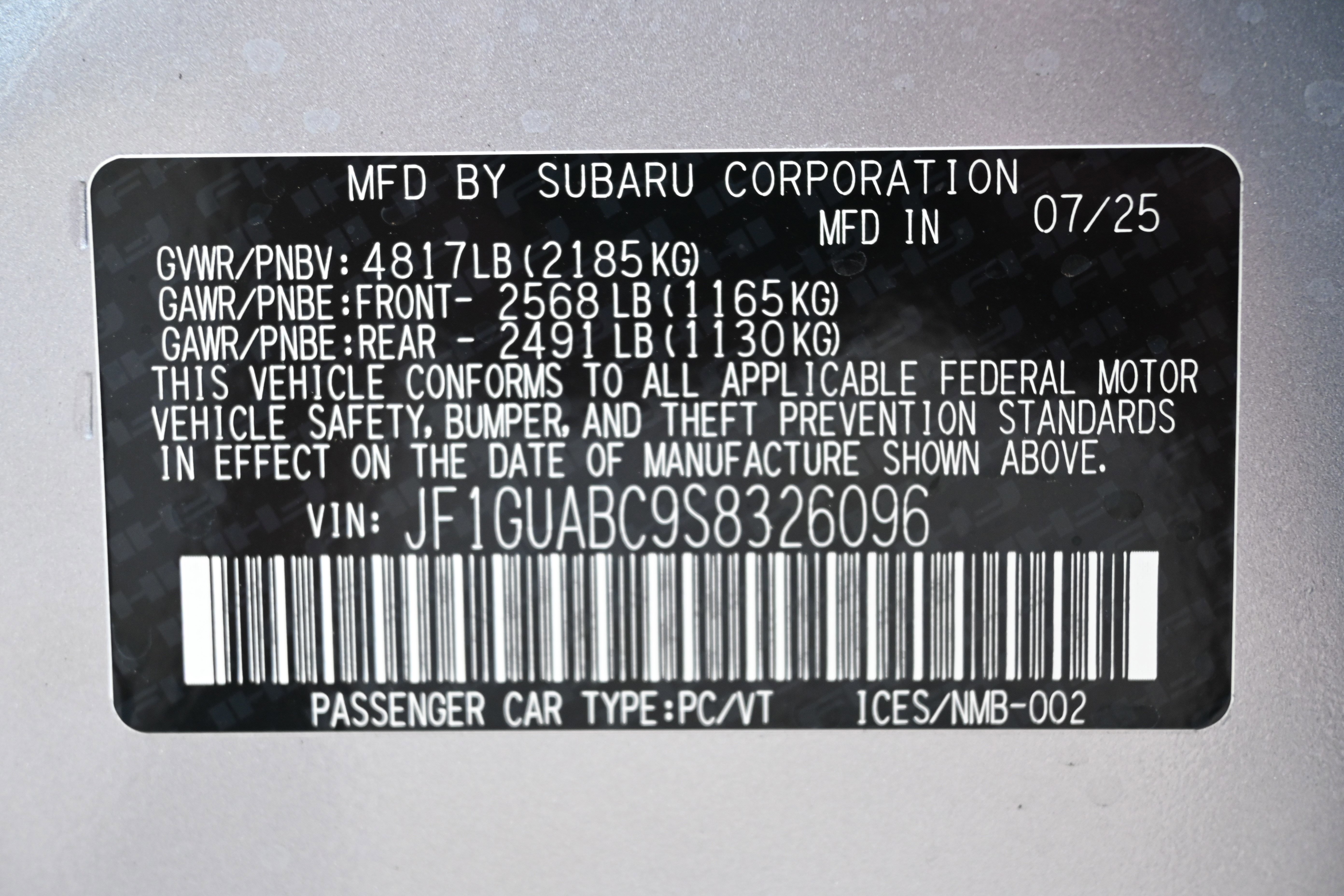 Certified 2025 Subaru Impreza 2.0i w/ Popular Package #1A AWD/4WD image 35
