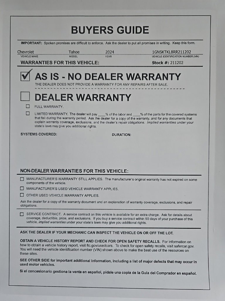 Used 2024 Chevrolet Tahoe High Country image 32