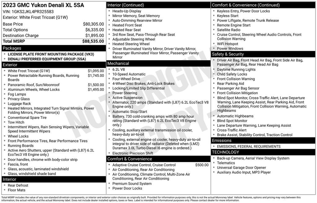 Certified 2023 GMC Yukon XL Denali image 37