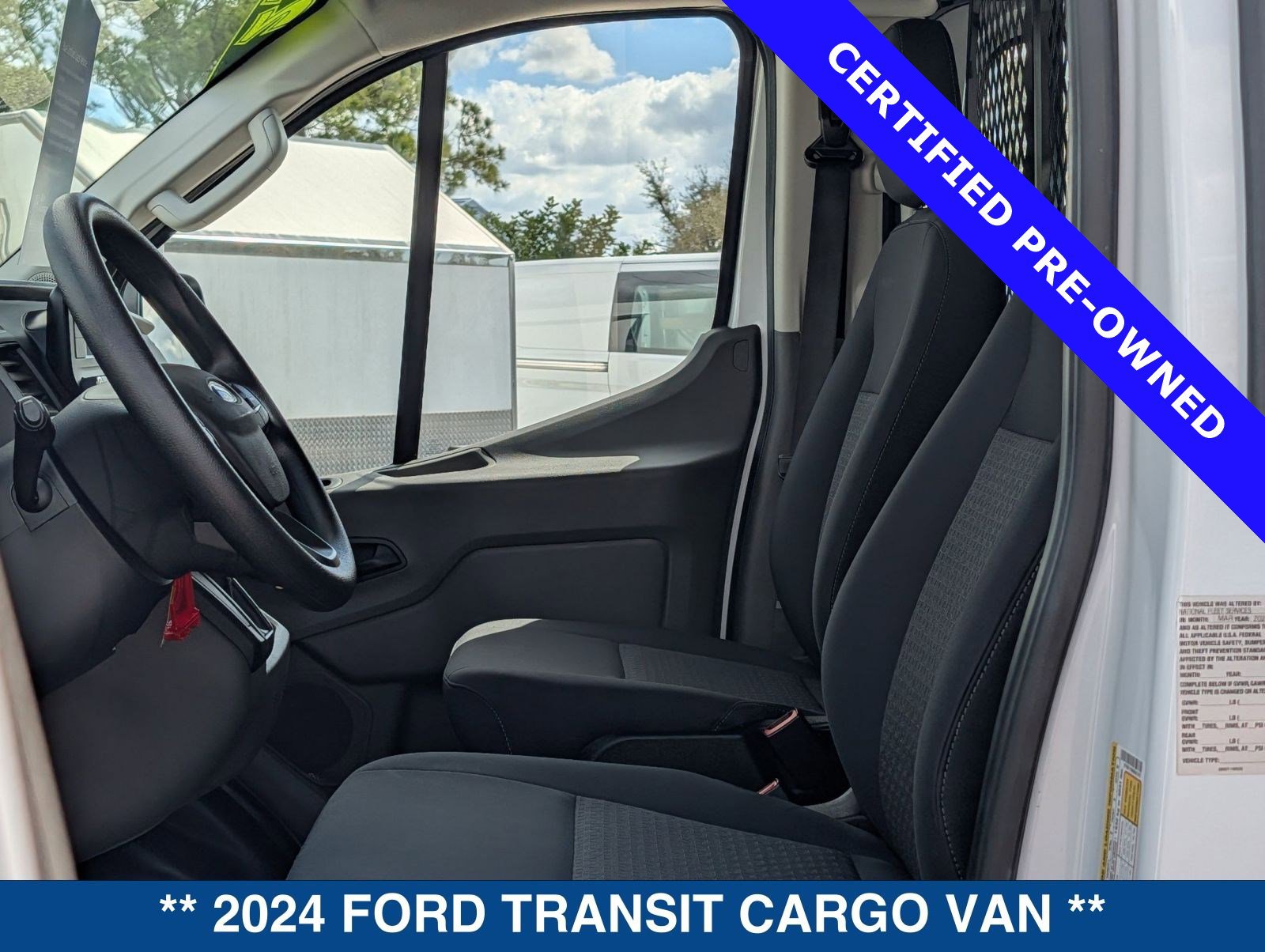 Certified 2024 Ford Transit 250 Low Roof w/ Exterior Upgrade Package image 17