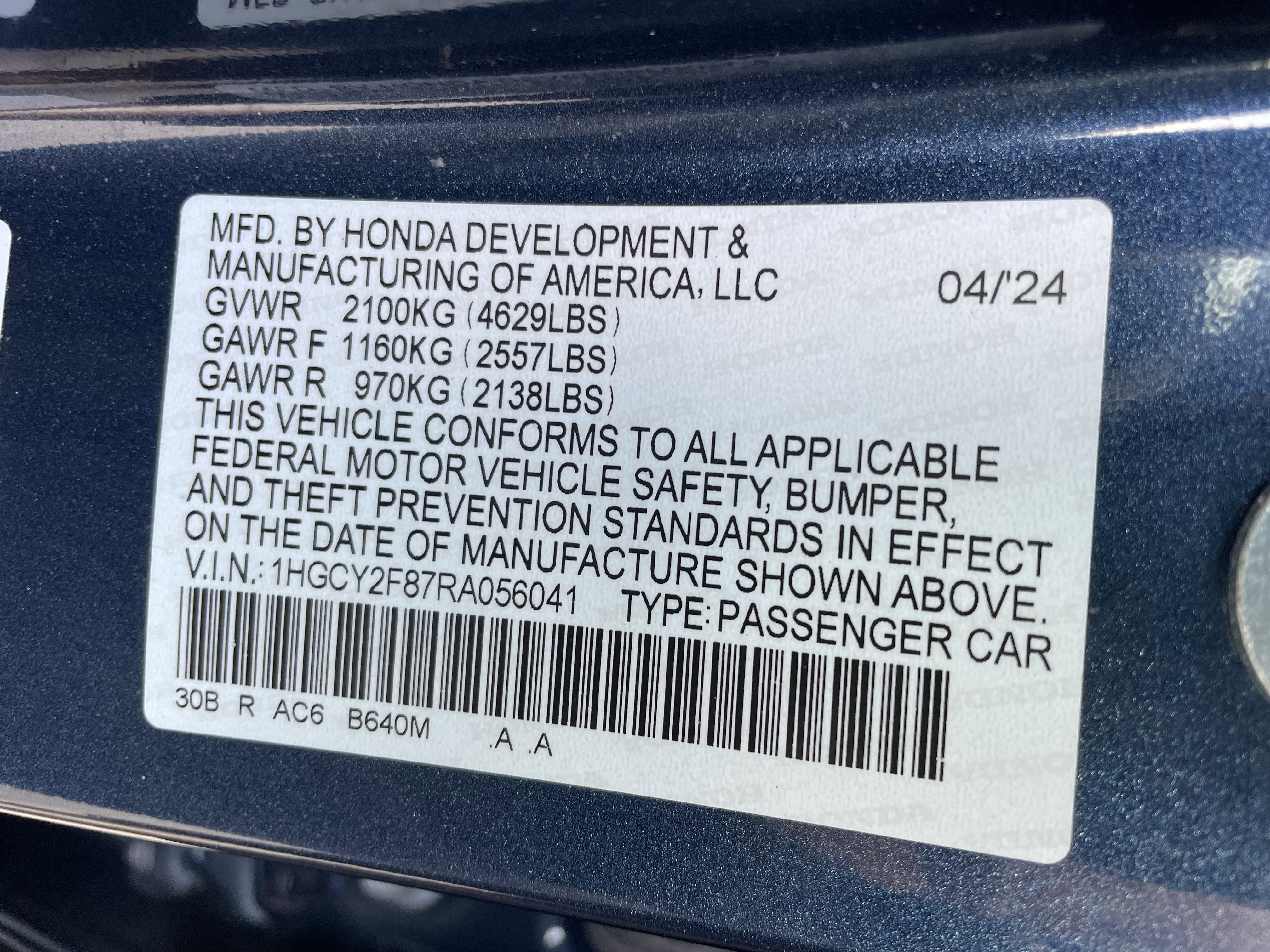 Used 2024 Honda Accord Touring image 21