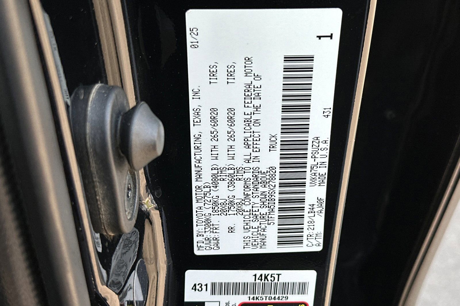 Used 2025 Toyota Tundra 1794 Edition image 30