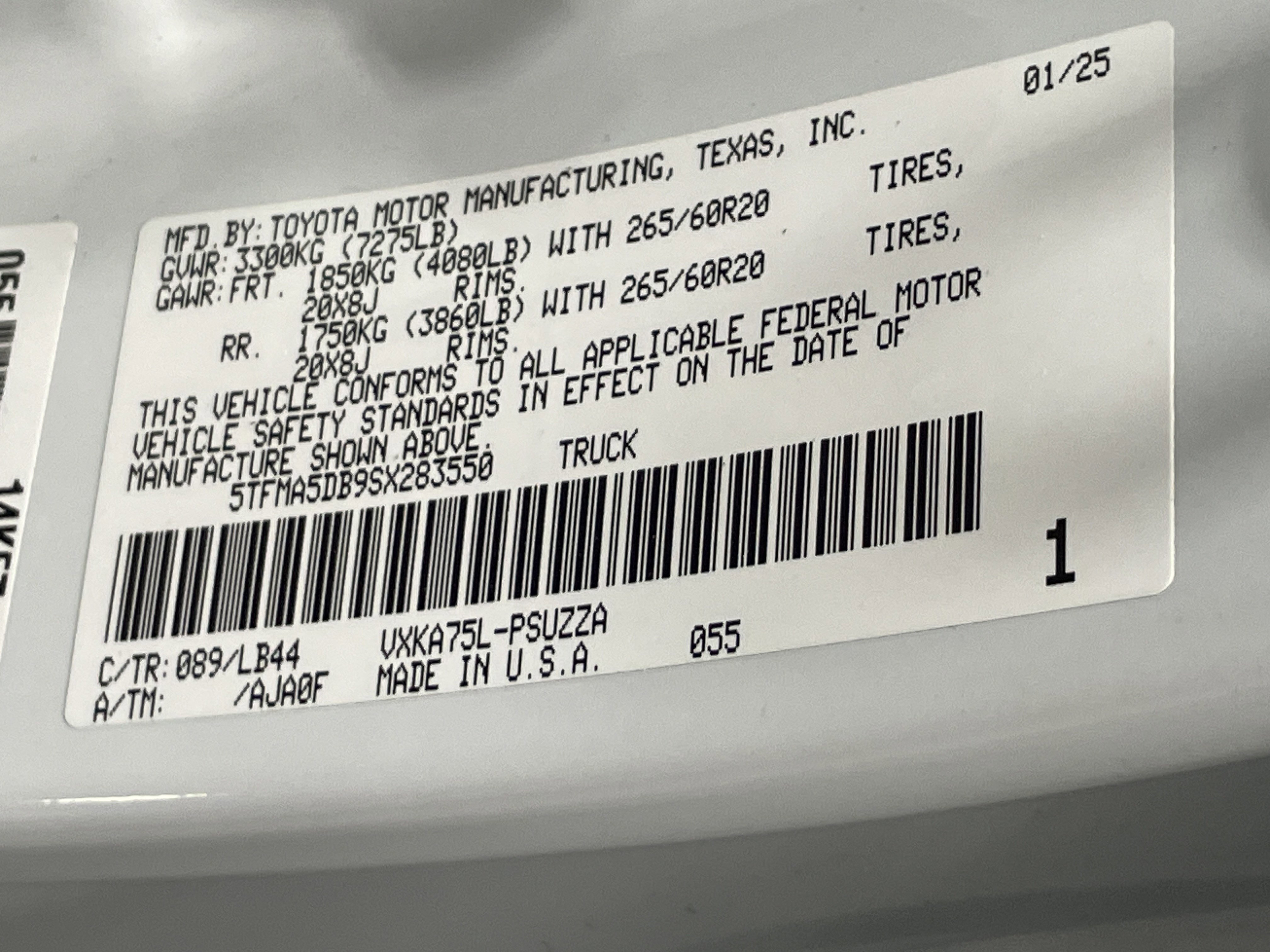 Used 2025 Toyota Tundra 1794 Edition image 35