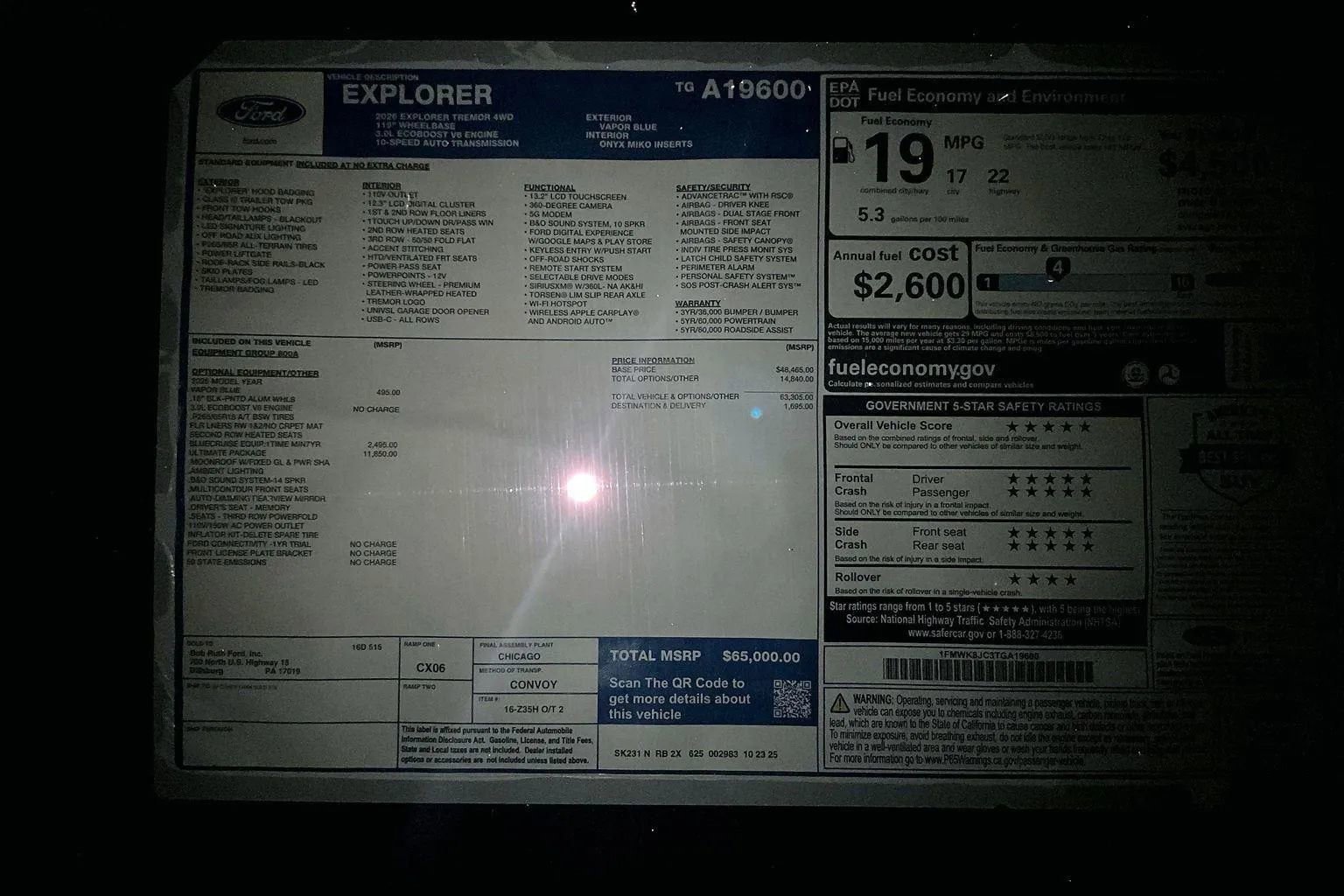 New 2026 Ford Explorer Tremor w/ Tremor Ultimate Package image 35