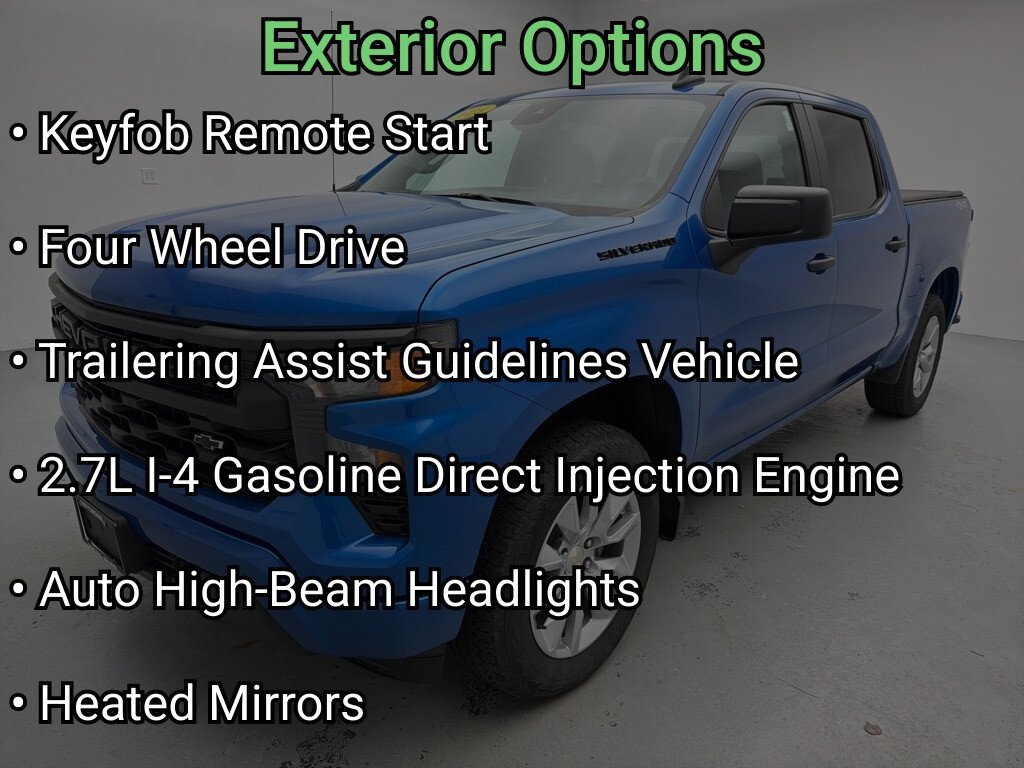 Certified 2023 Chevrolet Silverado 1500 Custom w/ LPO, Dark Essentials Package image 6