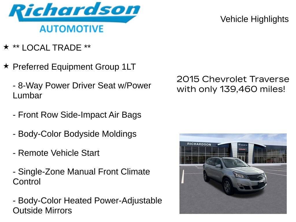 Used 2015 Chevrolet Traverse LT image 11