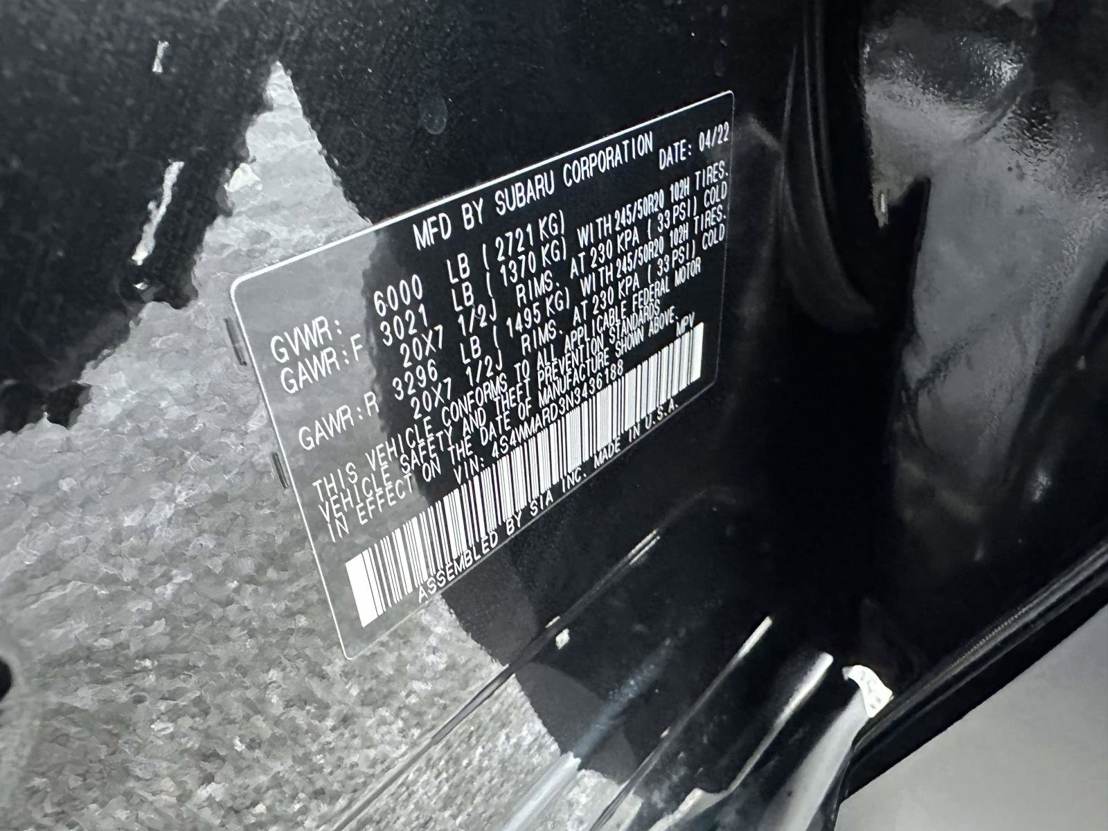 Used 2022 Subaru Ascent Touring w/ Popular Package #2A image 20