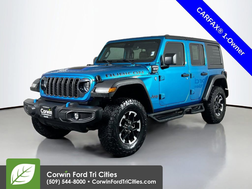 Used 2024 Jeep Wrangler Unlimited Rubicon 4xe w/ Technology Group image 5