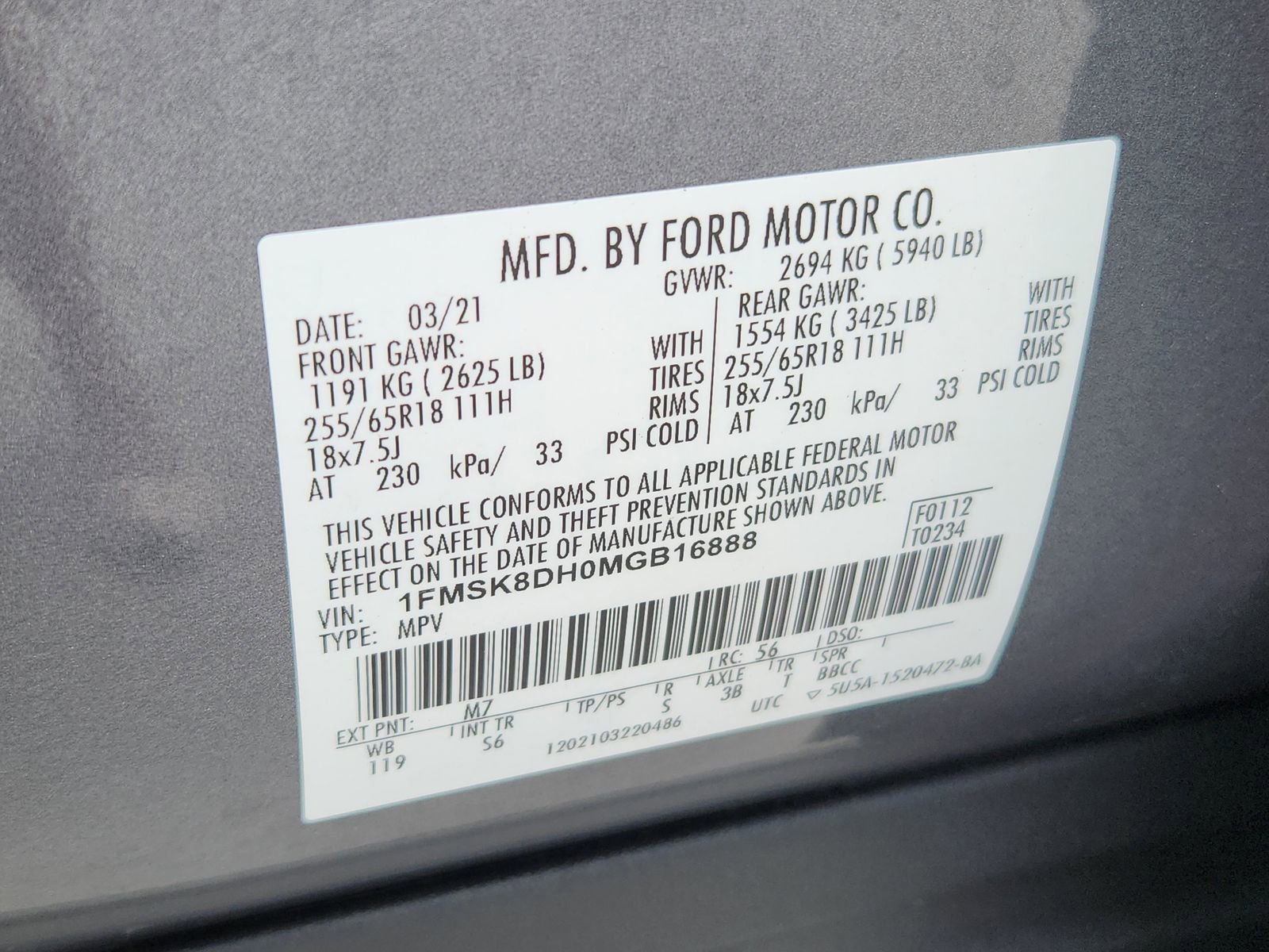 Used 2021 Ford Explorer XLT w/ Equipment Group 202A AWD/4WD image 20